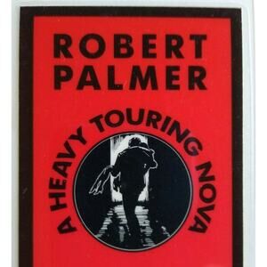 Robert Palmer Backstage Pass Heavy Nova Tour 1988 Original Laminated Rock Music